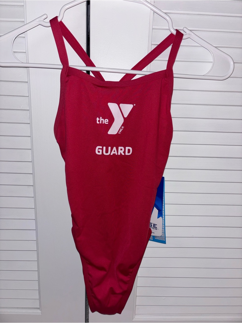 YMC women’s Red Guard One-Piece Swimsuit